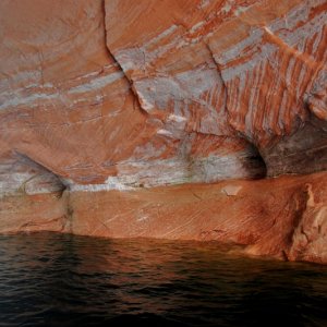 View inside the cave.