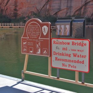 Shorter hike this year because of water level.