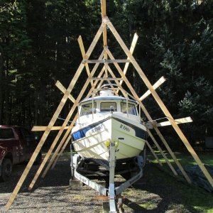Cheap and easy 2x4 shelter