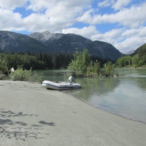 Kitlope River 2 miles downstream from Kitlope Lake