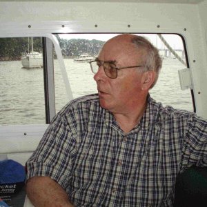 1c Fred Heap waiting out T-storm