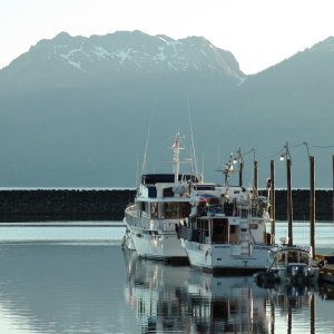 Last in line at the Hoonah, Alaska, transient dock