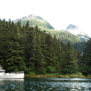 Liked the looks of this boat anchored in Red Bluff Bay