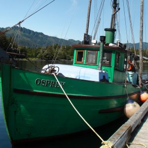 Port Alexander. 92 year old wooden fishing boat