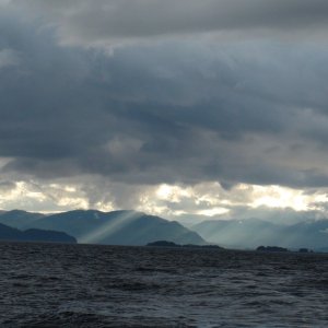 Looking toward Hoonah & Port Fredrick from Icy Straight