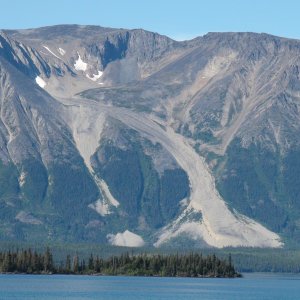 Sign said this is supposed to be one of the best examples of a rock glacier in the world