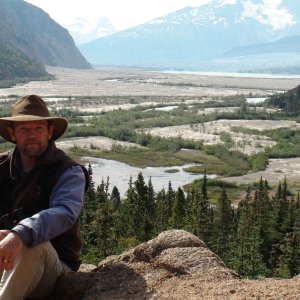 barely visable is the good part of the river and lake I was attempting to reach with the Mokai