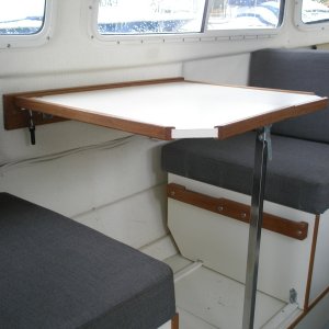 Media 'Fold down dinette to berth' in album 'Blue Skies & Sunshine'