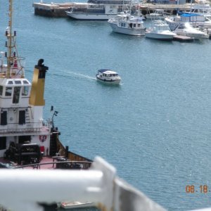 Luna Sea coming to meet us at the beginning of the Bermuda rally