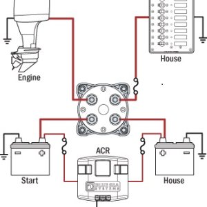 Media 'Typical 1 Engine 2 Battery ACR Config' in album 'Action Packer 24 gal - EU2000i Honda Generator'