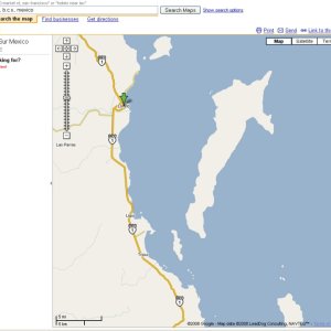 Loreto Bay ilsands map.