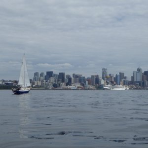 Media 'Seattle from Elliott Bay' in album 'Leaving Edmonds 9AM on 7/16/16'