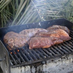 Beach barbecue tri-tips....mmmgood!!