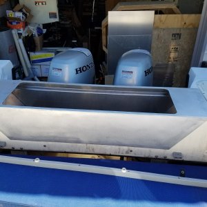 Before hatch and powder coating