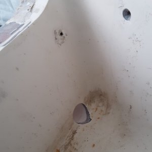 new holes in each corner