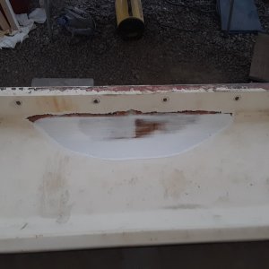 more filler, thickened epoxy mixed with microspheres