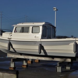 Media 'Boat all washed down after 5 days of cruising in November' in album 'Waking up Cap Sante Sunday morning'