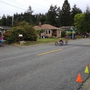 One more picture of a soap box derby race.
