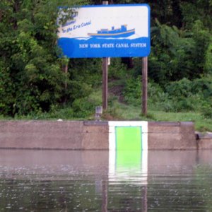 Waterford marker... underwater