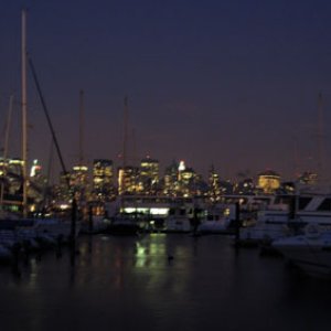 Evening in the marina