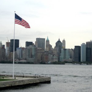 On the ferry ride