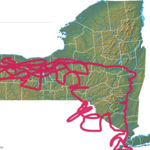 NY map for my buddy, Pat