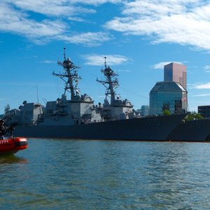 Media 'Rose Festival - Coast Guard Patrol by Navy ships' in album 'Cute little guy...'