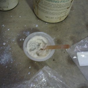 Cabosil thickened and addition of microlite filler