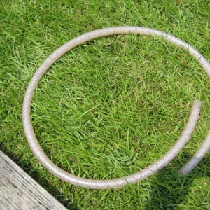 five foot piece of 3/4\" hose to fit into macerator and sink discharge