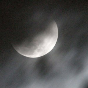Eclipse moon