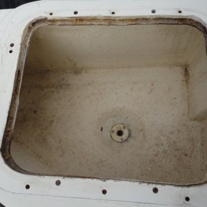 Stb hatch cleaned undercut and drying
