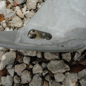 Mud water release hole Boss 10