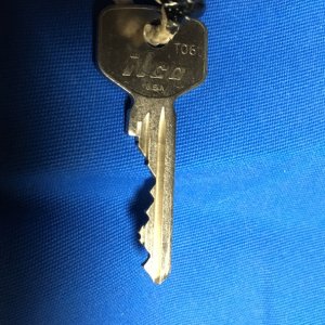 Door Key \"ilco\" on blank