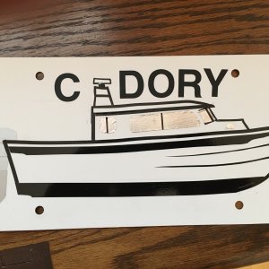 Media 'License plate C Dory' in album 'In driveway'