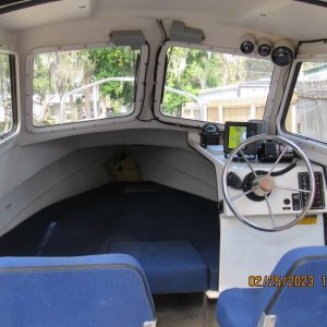 V-Birth with Sunbrella mattress