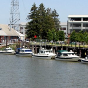 C-Dorys at the dock at Petaluma
