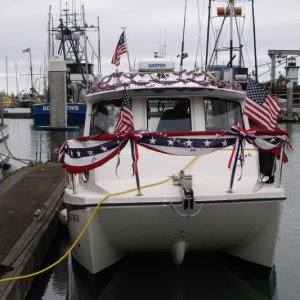 Best dressed boat in the Marina!