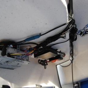 XM radio installation layout