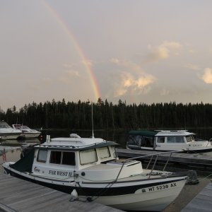 Far West II at YSL Marina, August 2014. Far West has been sold as of October 2014.