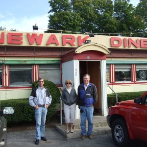 Newark Diner with Nate and Terry and Becky