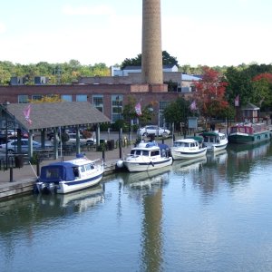 Fairport on the return trip. Very boater friendly stop.