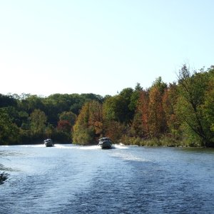Fall colors just starting to show.