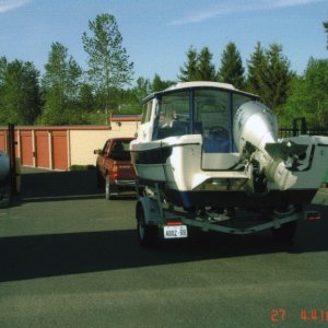 27 Apr 2005 Bellingham: Back to storage after the oil change.