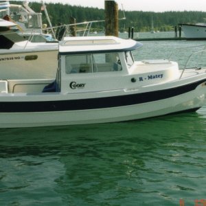 6 May 2005:  The R-Matey at Lopez Island.