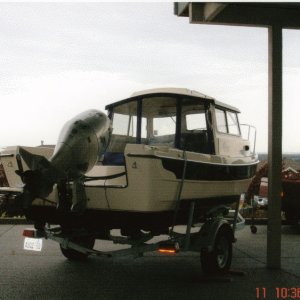11 June 2005: Getting around the post.
