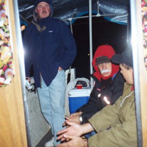 Brock, Dave, & Jon - Talking under the AQC...