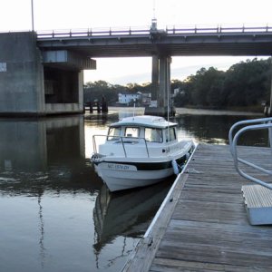 Charleston Crab House dock (Wapoo Creek)