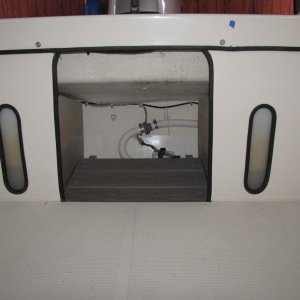 Media 'Made of composite decking and SS screws. 2/14/11' in album 'V-Berth Hatch Project 11/10/10'