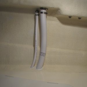 Media 'Running OdorSafe Plus Hose from Defender.  3/22/2011' in album 'V-Berth Hatch Project 11/10/10'