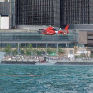 Practice manuvers for the Riverfest.